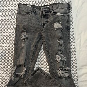 PacSun Distressed Black Skinny Jeans